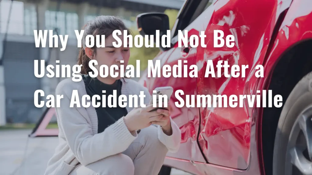 Why You Should Not Be Using Social Media After a Car Accident in Summerville Image